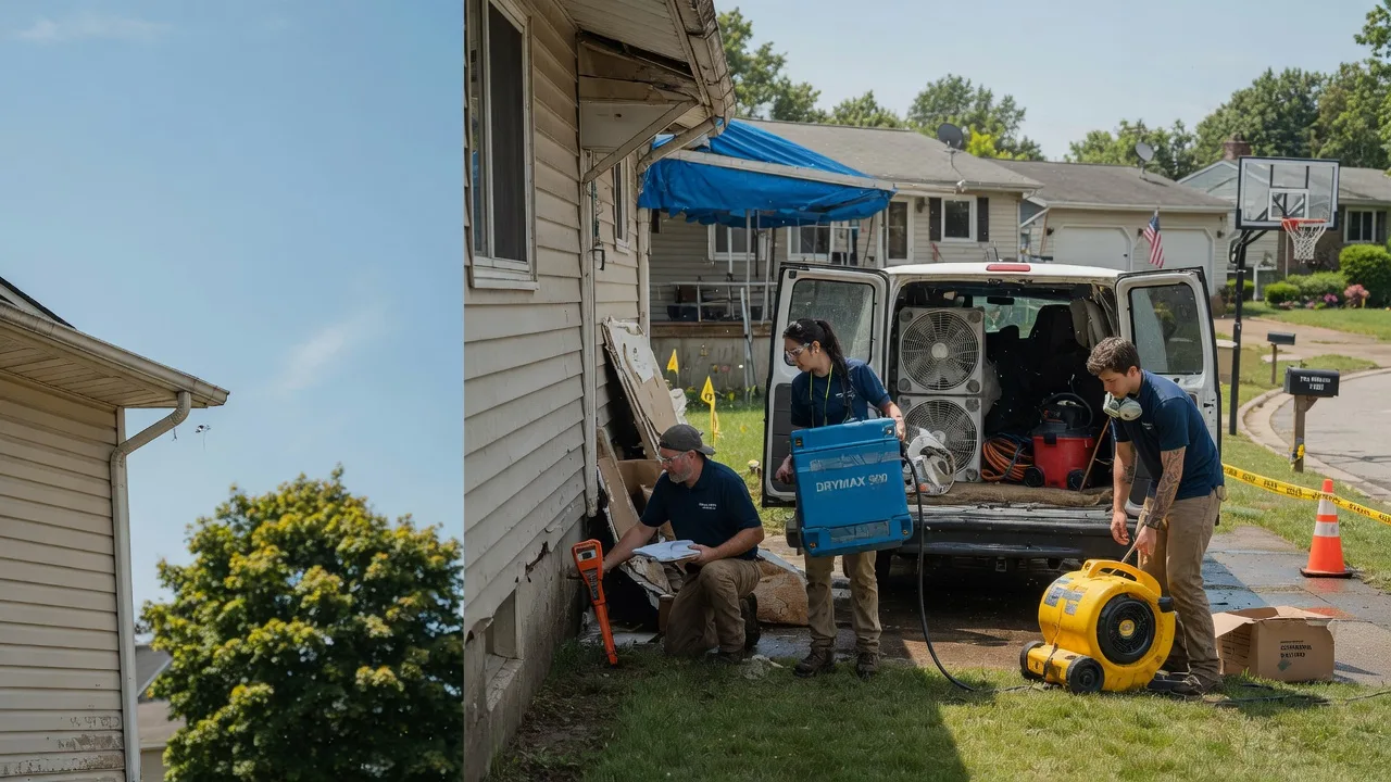 Ceiling Leak Cleanup in Chester Springs, PA near me