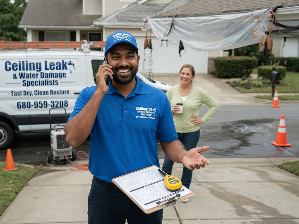 Ceiling Leak Cleanup Chester Springs, PA FAQs